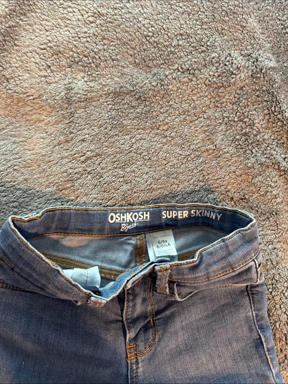 OshKosh B'gosh Kids Medium Blue Straight-Leg Jeans